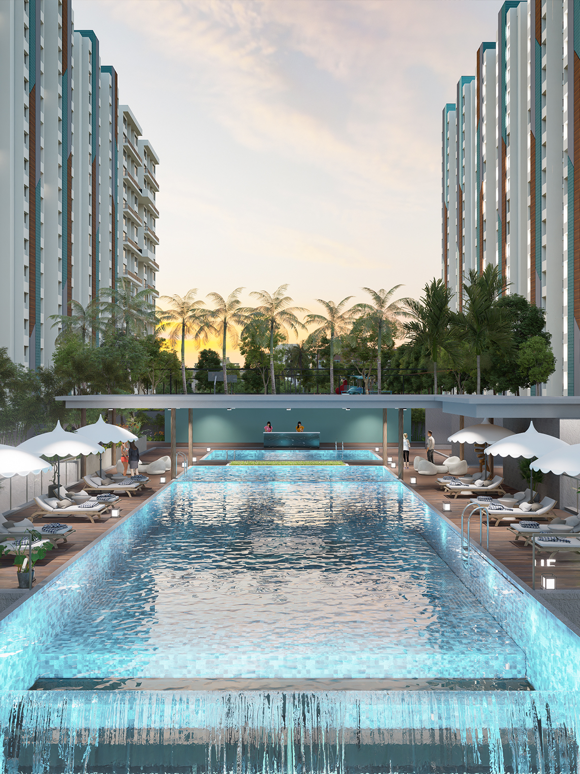 Exterior view of Kohinoor Regalia Towers &mdash; photo gallery, images, brochure, amenities, cost sheet, price breakup, availability details, RERA number, RERA certificate, possession date, layout plan, logo, floor plan, master plan, and location map showcasing project highlights and features.